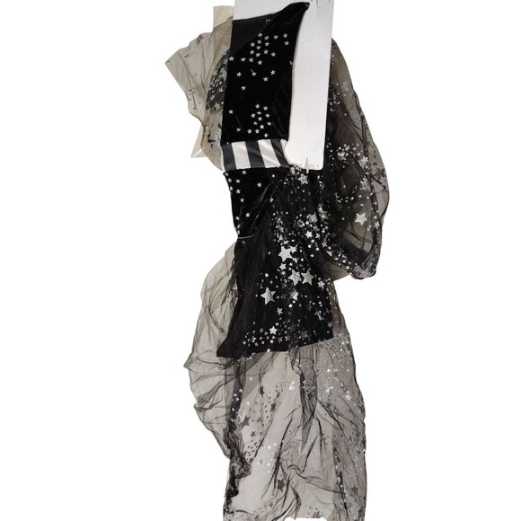 Girls Size M (7/8) Celestial Witch 4-Piece Sparkle Dress Halloween Costume - Picture 7 of 9